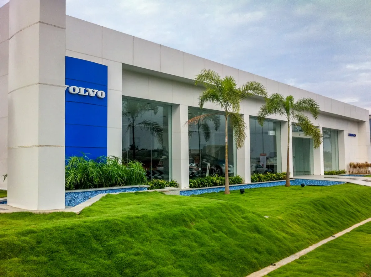 Volvo Car Showroom Chennai Landscape project